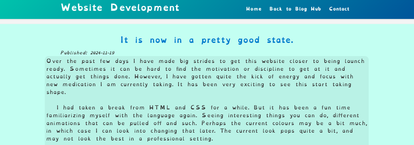 Blog Title